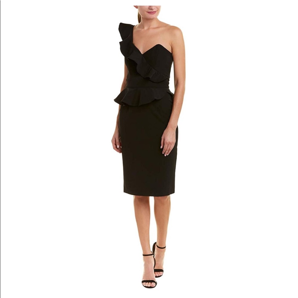 Bardot Camelia Mid Dress BLK XS - like new